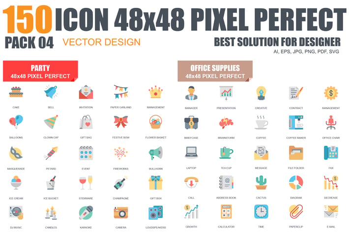 Flat Icons Set