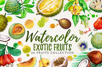 watercolor fruits vol. 5