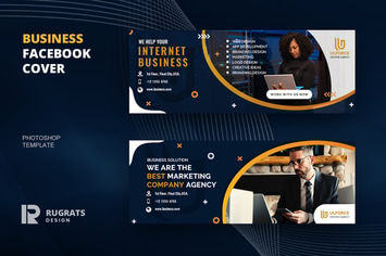 Business R8 Facebook Cover Template