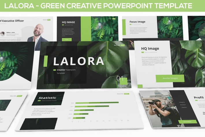 Lalora - Green Business Template