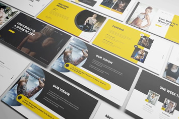 Gym and Fitness Powerpoint Presentation Template