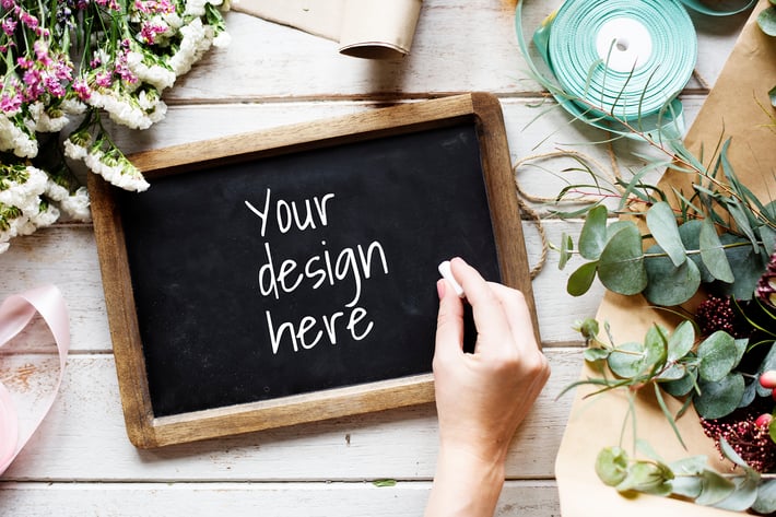 Blackboard Design Mockup
