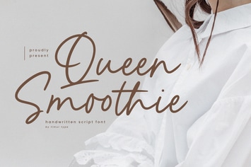 Queen Smoothie - Handwritten Script Font TT