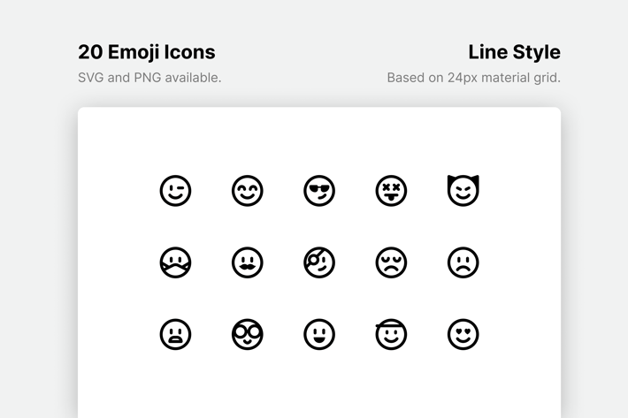 Emoji Line Icons
