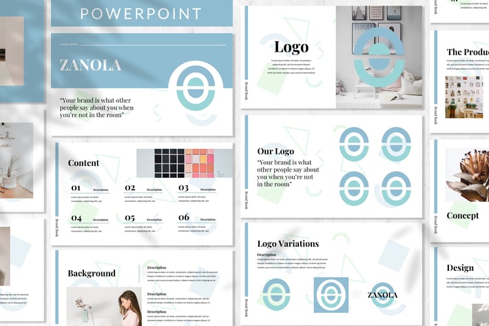 Zanola - Lookbook Powerpoint Template
