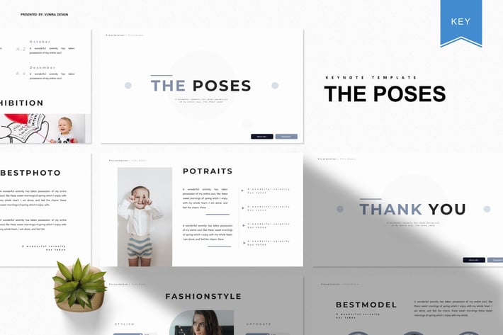 The Poses | Keynote Template