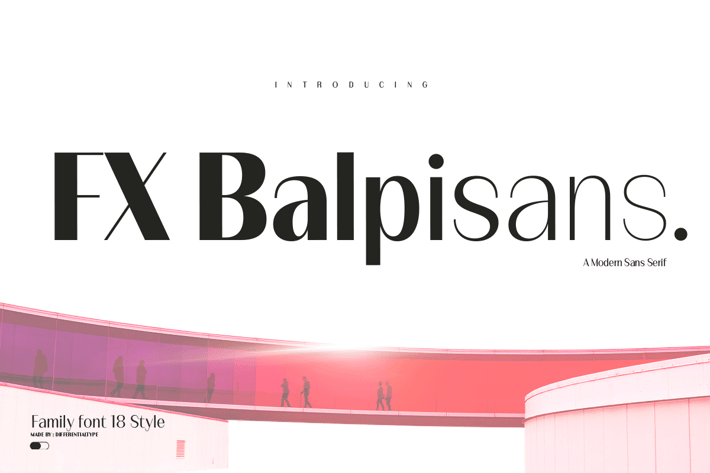 FX Balpisans - Modern Sans Serif Family