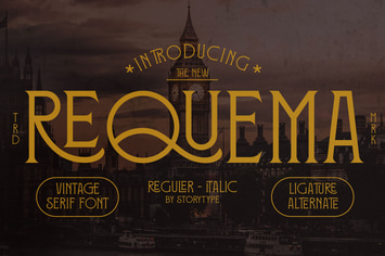 Requema Vintage Serif Font