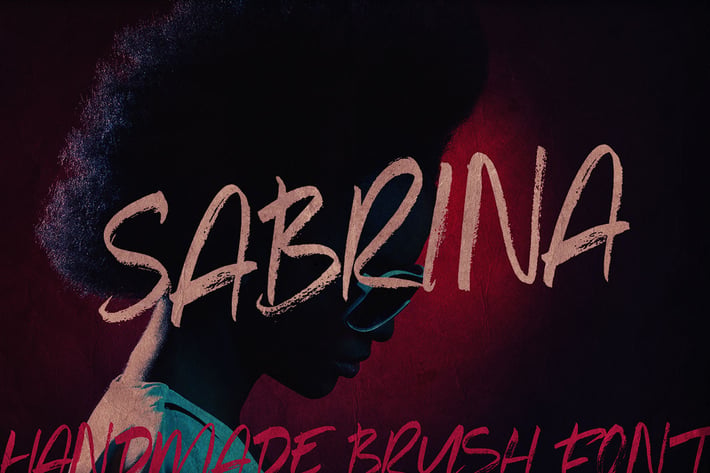 Sabrina Brush Font