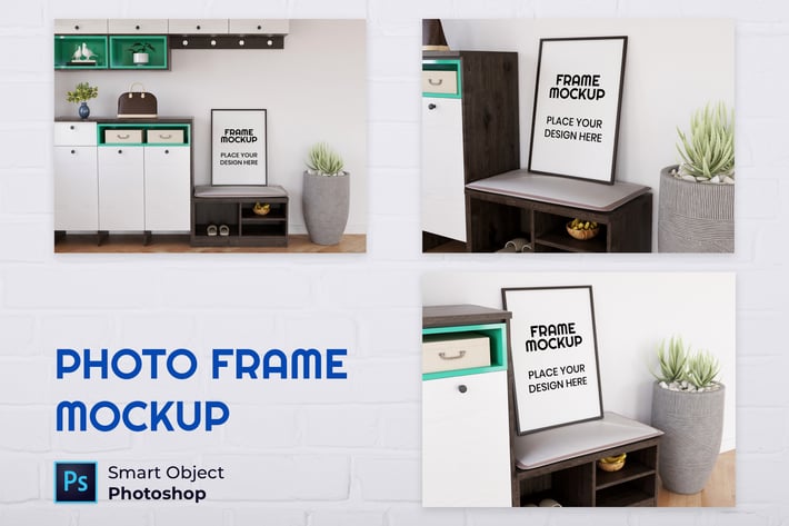 Blank Photo Frame Mockup