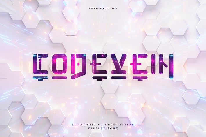 Codevein - Futuristic Technology Typeface