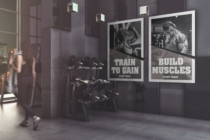 Gym Advertising Mockup