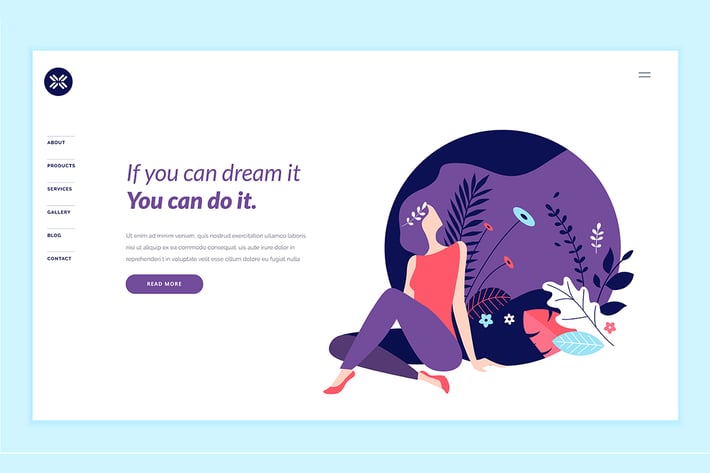 Beauty Web Page Design Template
