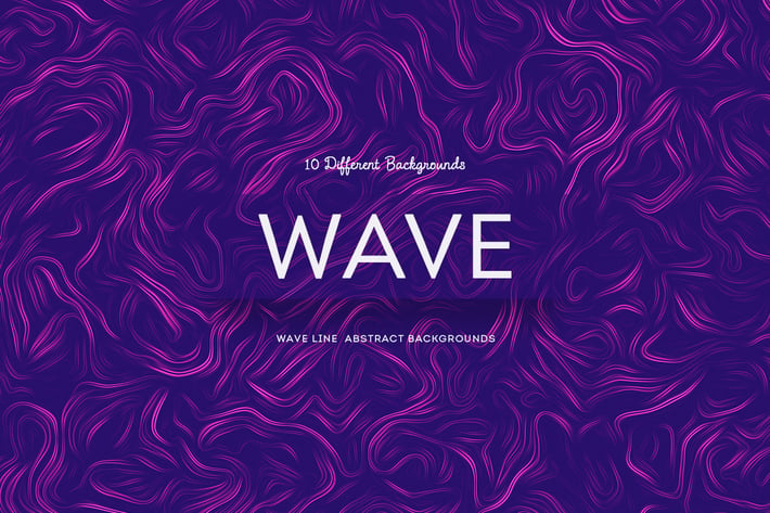 Wave Line  Abstract Backgrounds
