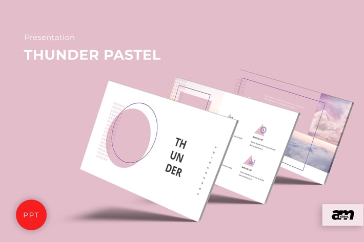 Thunder Pastel Powerpoint