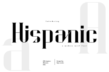 Hispanic - Modern Serif Type