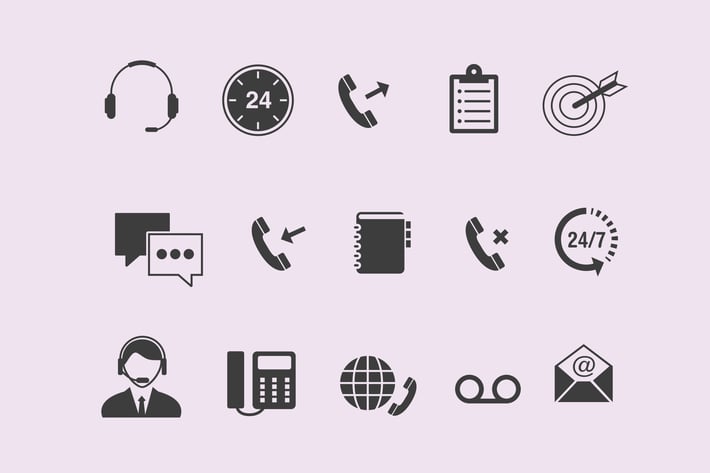 15 Call Center Icons