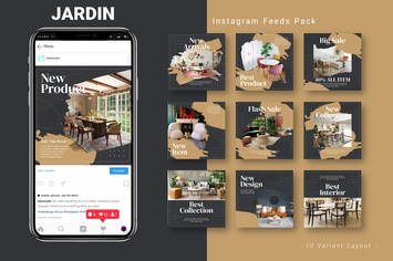 Jardin - Instagram Feed Pack