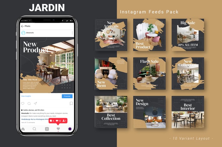 Jardin - Instagram Feed Pack