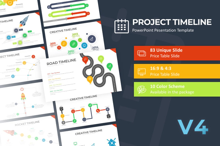 Project Timeline PowerPoint Template