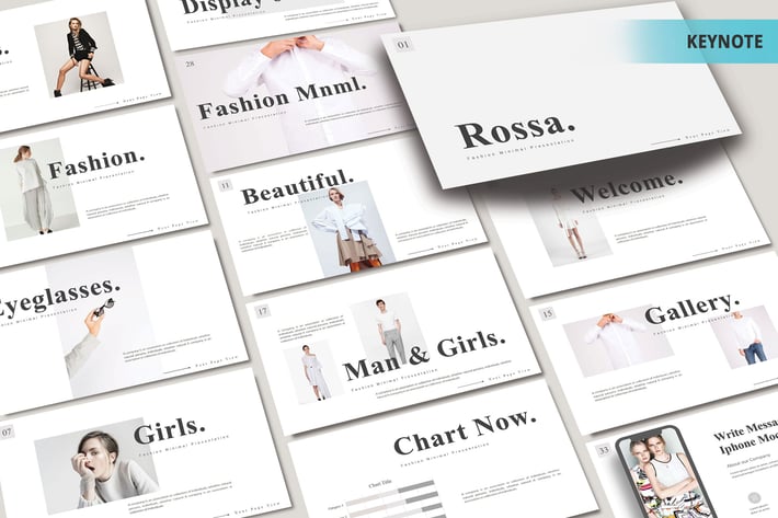 ROSSA Fashion - Keynote Template