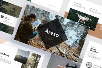 Aresa - Drone Photography Powerpoint Template