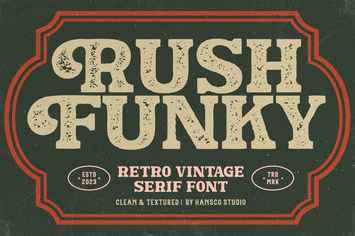 Rush Funky Font