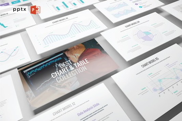 BEST CHART & TABLE COLLECTION  - Powerpoint  V365