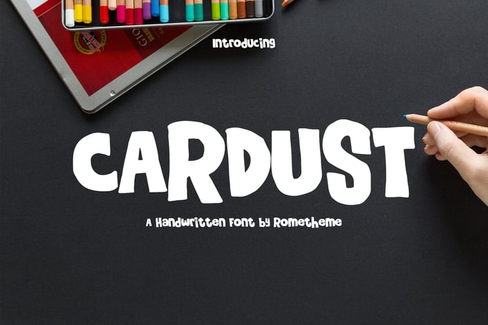 Cardust - Playful Font