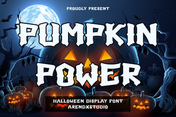 Pumpkin Power - Halloween Display Font