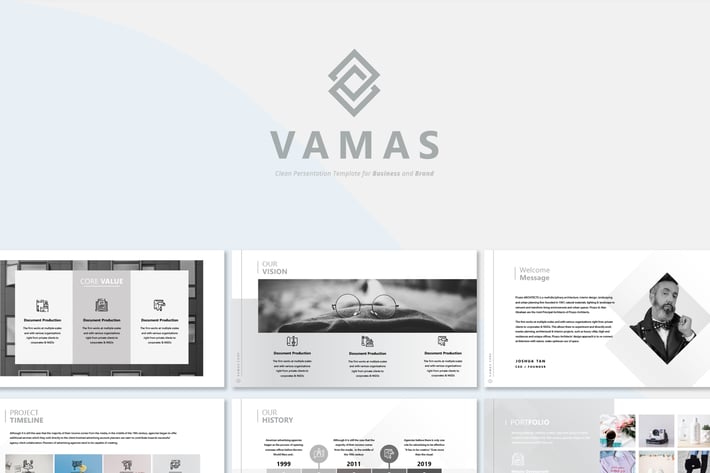 Vamas - Clean Powerpoint