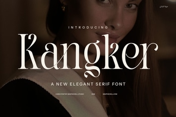 Kangker Modern Serif Font