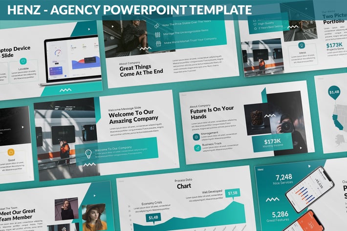 Henz - Agency Powerpoint Template