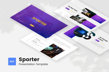 Sporter - Gaming Esport Keynote Template