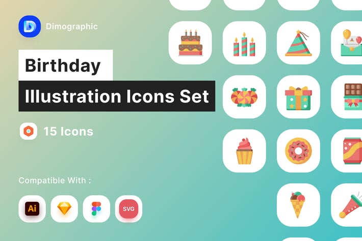 Birthday Icon Pack