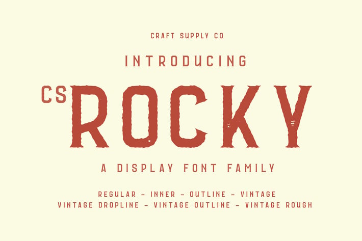 CS Rocky Font
