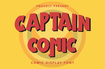 CaptainComic - Comic Display Font
