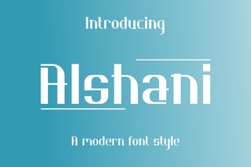 Alshani Font