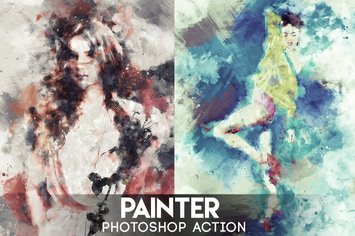 Painter Photoshop Action 