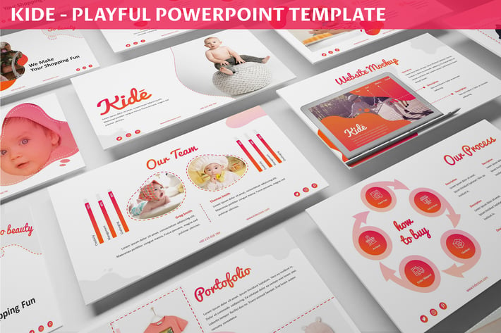 Kide - Playful Powerpoint Template