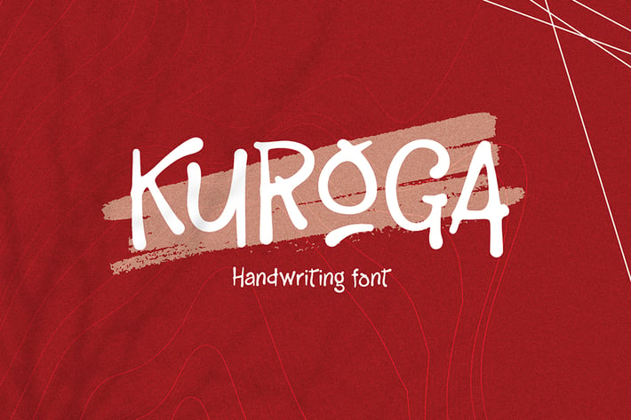Kuroga Handwriting Font
