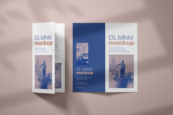 DL Bifold Brochure Mockup