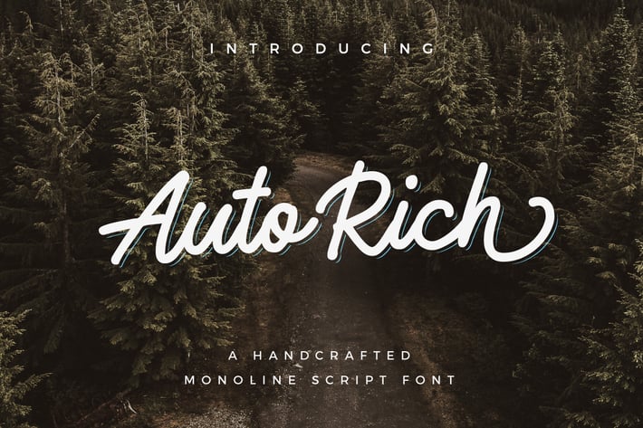AutoRich Monoline Script