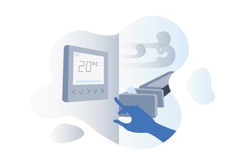 Smarthome Air Conditioning Illustration