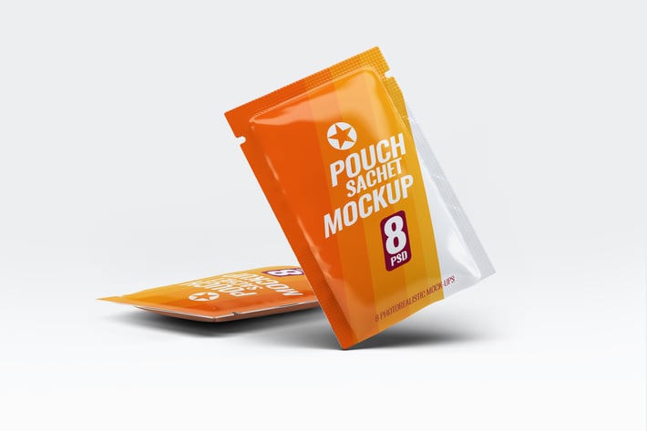 Pouch Sachet Mock-Up