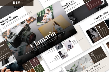 Clamaria - Business Keynote Template