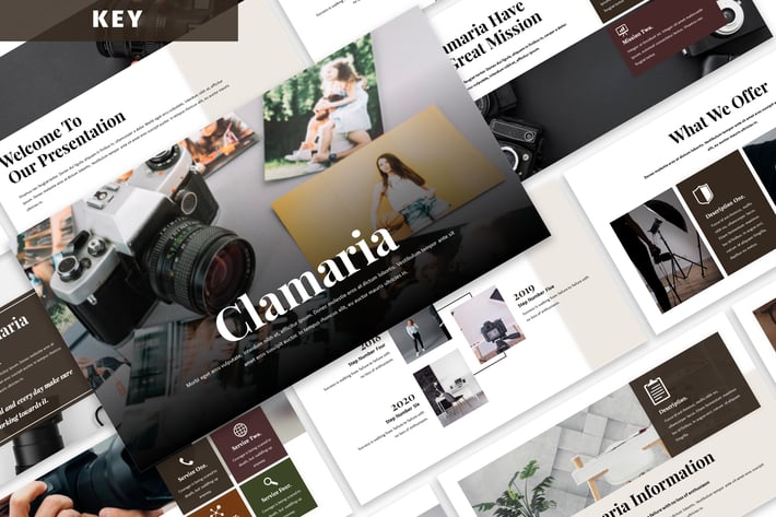 Clamaria - Business Keynote Template