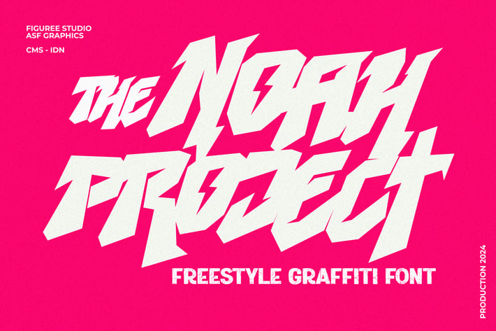 Noah Project - Freestyle Graffiti Font