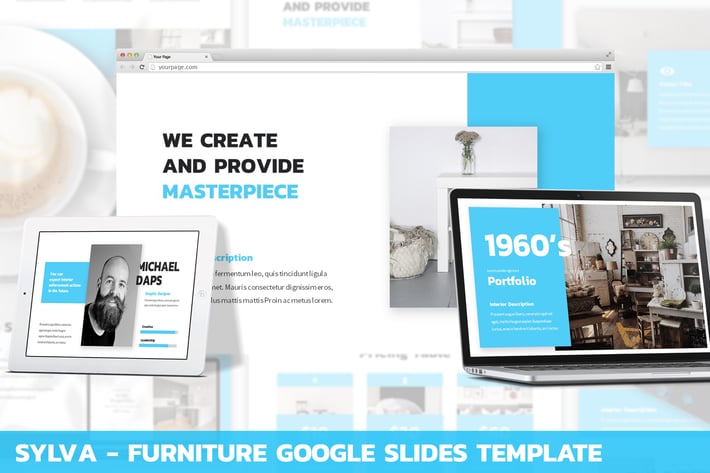 Sylva - Furniture Google Slides Template