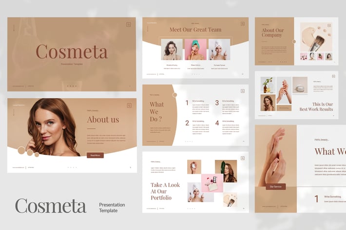 Cosmeta - Cosmetic Presentation Template